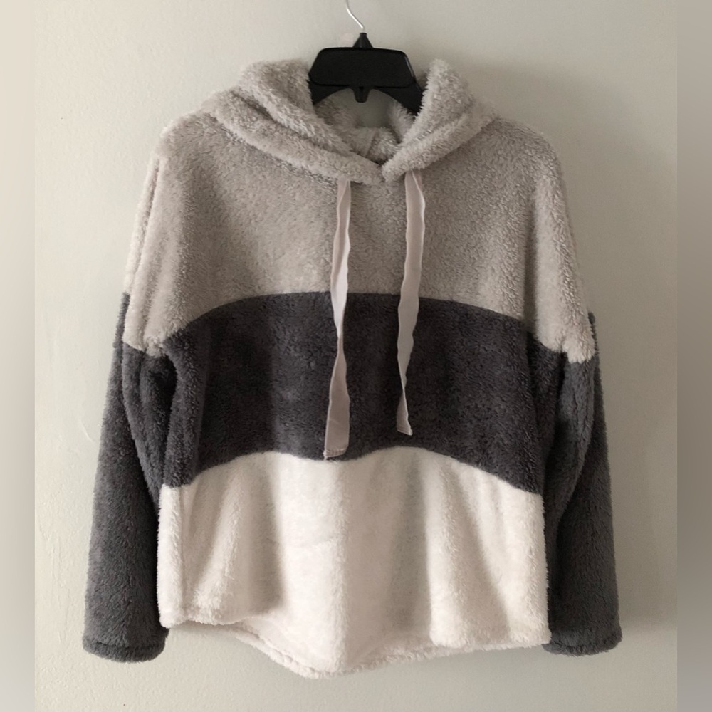 True Self Colorblock Plush Hoodie